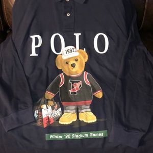 POLO BEAR long sleeve NWT
